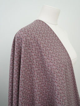 Теплый хлопок Винтажная брусничка цв.лилово-коричневый, ш.1.5м, хлопок-100%, 160гр/м.кв - Купава фото 3