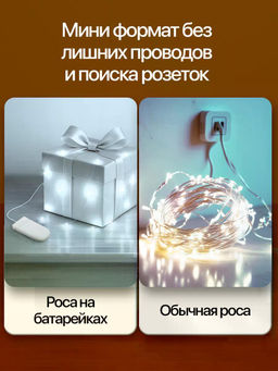 61109 Гирлянда нить роса