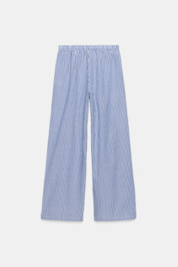 PANTAL?N PIJAMERO RAYAS / Azul / Blanco