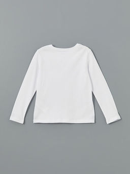 Bisiklet Yaka K?z ?ocuk Ti??rt