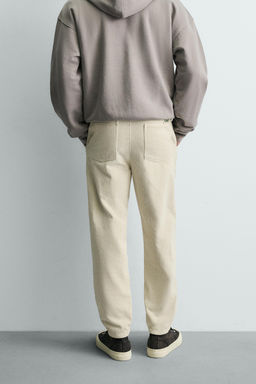 CARROT FIT CORDUROY TROUSERS - Zara фото 13