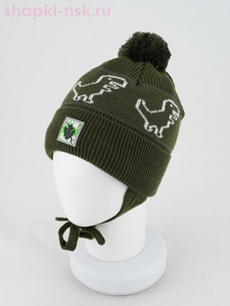 21920 B-W Шапка для мальчика (44-52)