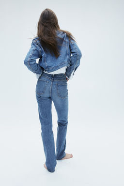 Slim Straight High Jeans - H&m фото 5