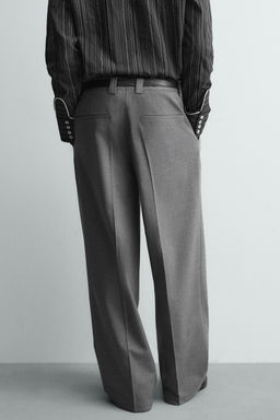 FLOWING WIDE-LEG TROUSERS - Zara фото 20