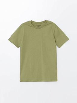 Bisiklet Yaka Basic K?sa Kollu Erkek ?ocuk Ti??rt