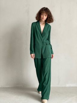 9318 Костюм брючный изумрудный - Martichelli фото 2