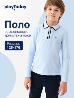 PlayToday / Джемпер трикотажный с воротником поло для мальчиков