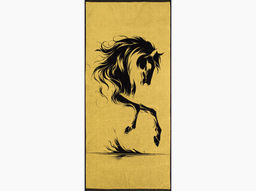 Полотенце махровое 6с102.411ж1 Жокер(т.желтый) 67х150см