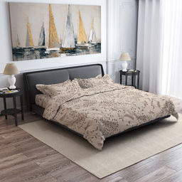 Простыня на резинке односпальная Барбарис 1/1 бежевый 90х200см, свесы 27см, бязь Комфорт 121г/м2, хлопок 100%, упаковка классическая ПВХ 28х41см, Домашняя мода (Россия)  фото 5