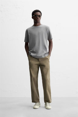 BASIC MEDIUM WEIGHT T-SHIRT - Zara фото 34