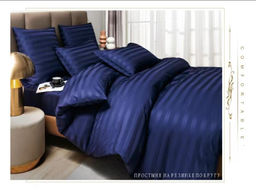 КПБ Boris Cтрайп-сатин на резинке по кругу BORSSR10 Евро