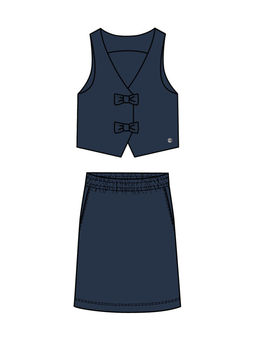 PlayToday / Комплект для девочки: жилет, юбка фото 6