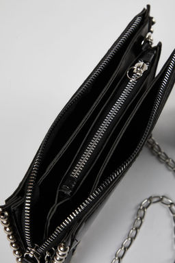 Siyah Z?mbal? Capraz Ask?l? Kad?n Cuzdan Canta 
TWOAW25OC00005 - Trendyolmilla фото 4