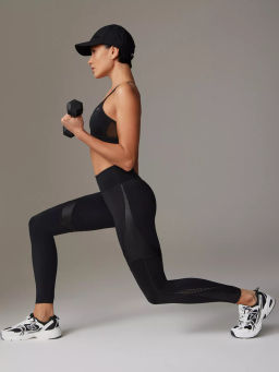 Моделирующие леггинсы со вставками из перфорированной сетки - Eazyway фото 5