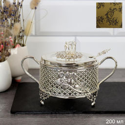 Сахарница / 889-4-SILVER /уп 96/ - ГалеонТрейд фото 3
