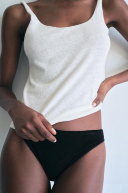 STRAPPY COTTON TOP - Zara фото 3