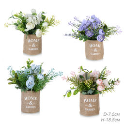 Цветочная композиция 18,5 см / NS893 /уп 12/72/ - Галеонтрейд фото 9