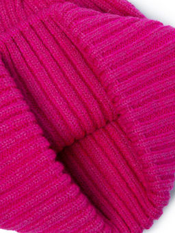 Шапка жен. шерсть+акр LB-A53053 fuchsia - Labbra фото 5