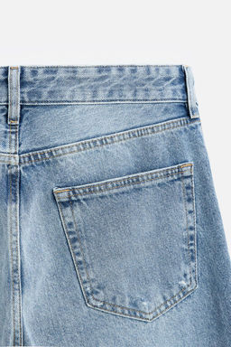 RIPPED FLARE FIT JEANS - Zara фото 9