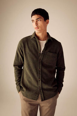 Рубашка Lumberjack с длинным рукавом стандартного кроя - Defacto фото 3