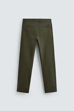 SKINNY FIT CHINO TROUSERS - Zara фото 16