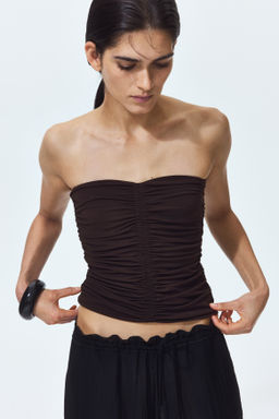 Top bandeau de punto - H&m фото 3