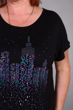 IV-CAPRIZ Огоньки - футболка черный  фото 6