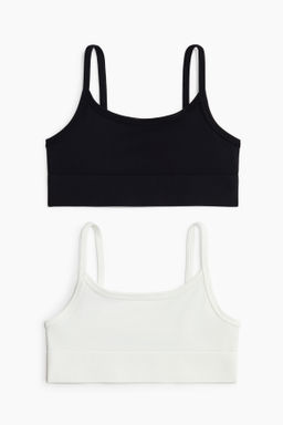 Pack de 2 tops de deporte seamless con DryMove