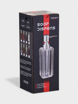 Дозатор для мыла «Кристалл», 200 мл, пластик