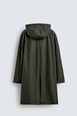 RUBBERISED HOODIE PARKA