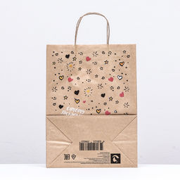 Цена за 25 шт. Пакет бумажный, крафт 80 г/м2 35 х26 х 15 см Друзья - Simaland фото 2