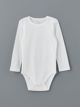 Bisiklet Yaka Basic Erkek Bebek ??t??tl? Bodysuit 2li