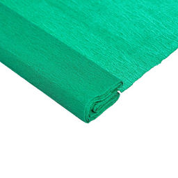 Цена за 10 шт. Бумага крепированная 50×200 см, в рулоне, 32 г/м², зелёная