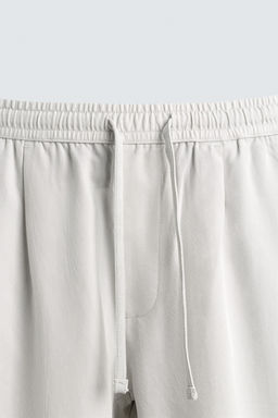 PANTAL?N REGULAR FIT 100% LYOCELL / Gris perla - Zara фото 9
