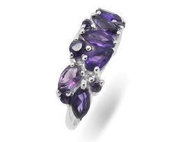 Кольцо, аметист, Нина