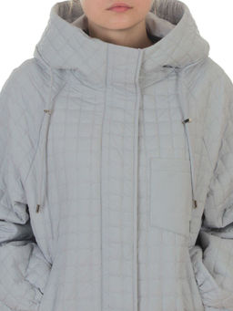 8039 LT. BLUE Куртка стеганная демисезонная женская (100 гр. холлофайбер) - Fashion фото 4