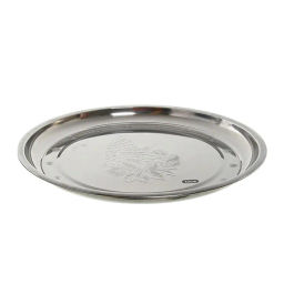 Цена за 2 шт. Поднос металлический 34 см круглый