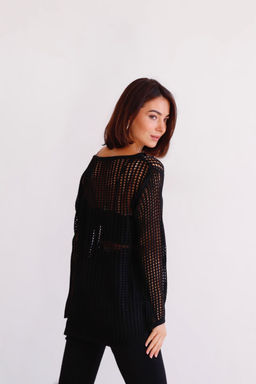 Martichelli Джемпер-сетка чёрный фото 2