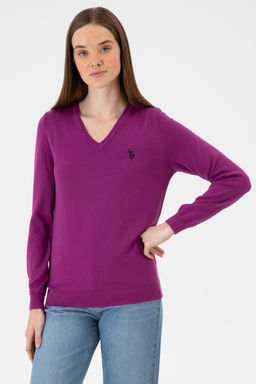 KadДn Violet V Yaka Basic Kazak