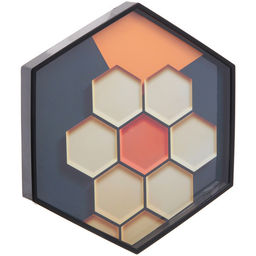 Часы настенные + пано 2шт "HOME STYLE" Абстракция, черный корпус