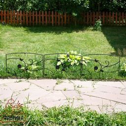 Заборчик садовый 56-415 - Фабрика интерьерной ковки фото 2