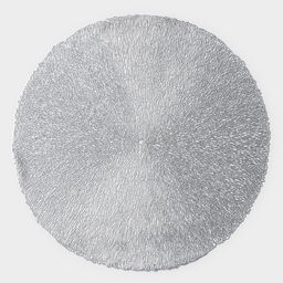 Набор салфеток сервировочных на стол Доляна Соломка, d=38 см, 4 шт, цвет серебряный  фото 5