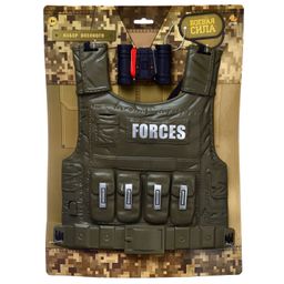 Игровой набор ABtoys Боевая сила Военный жилет и бинокль  фото 4