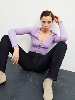 Женские джинсы широкого кроя - Mossmore фото 8