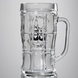 Кружка пивная с надписью Холодное пиво, горячее сердце, 500 мл, 18+