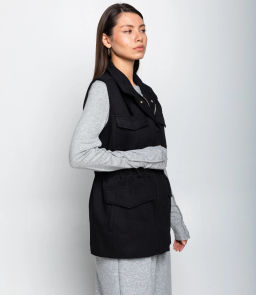 Жилет #КТ9022 (2), чёрный