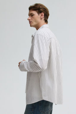 Camisa de popelina Loose Fit - H&m фото 4