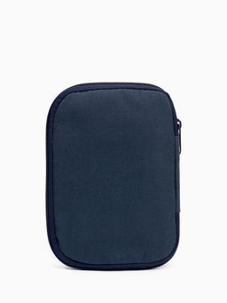Косметичка-аптечка походная на молнии, с отделами, на подкладке, тёмно-синяя