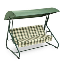 Качели садовые «Колорадо», 209×136×177 см, максимальная нагрузка 300 кг, зелёные