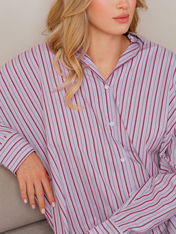 Сорочка женская Indefini 4304SCX розовая  фото 10